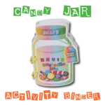 Candy Jar Activity Binder (Velcro based 1-10 candies numbering activities on jar shaped pages)