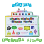 Shapes Activity Binder (Velcro based different shaped cut-outs activities on different shaped pages)