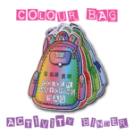 Colour Bag Activity Binder (Velcro based coloured objects activities on bag shaped pages)
