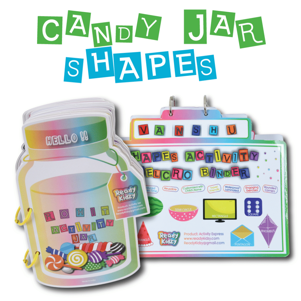 Shapes Binder & Candy Jar Binder Combo