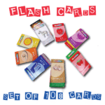 Set of 108 Activity Flash Cards (Velcro based Flash Cards on all basic topics)