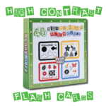 High Contrast New Born Babies Flash Cards (Pack of 4 volumes)
