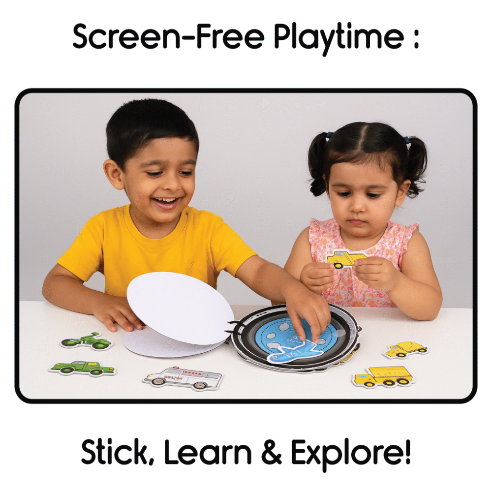 Transport Activity Binder (Velcro based transport cut-outs activities on tyre shaped pages) - Image 3