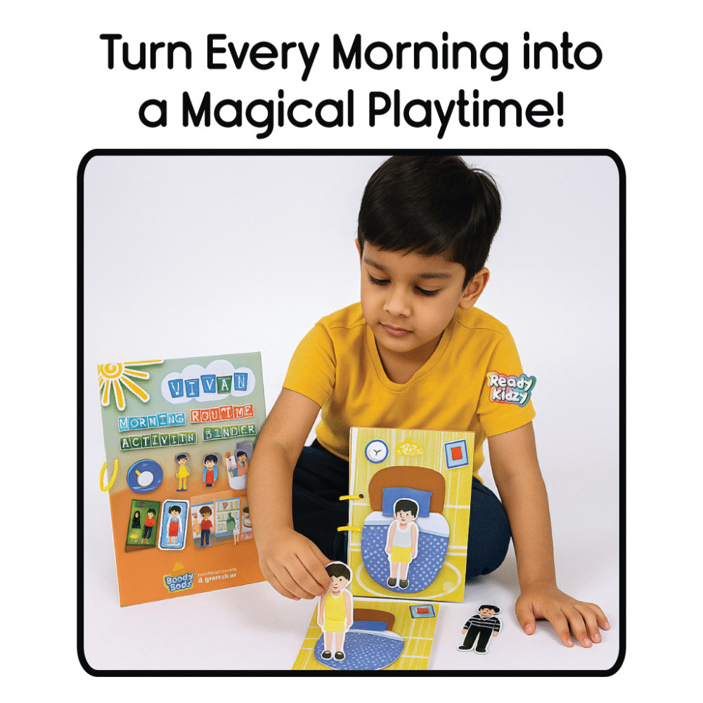 Morning Routine Activity Binder for Boys (Velcro based daily routine) - Image 3