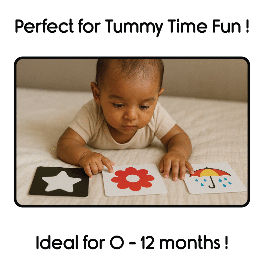 High Contrast New Born Babies Flash Cards (Pack of 4 volumes) - Image 3