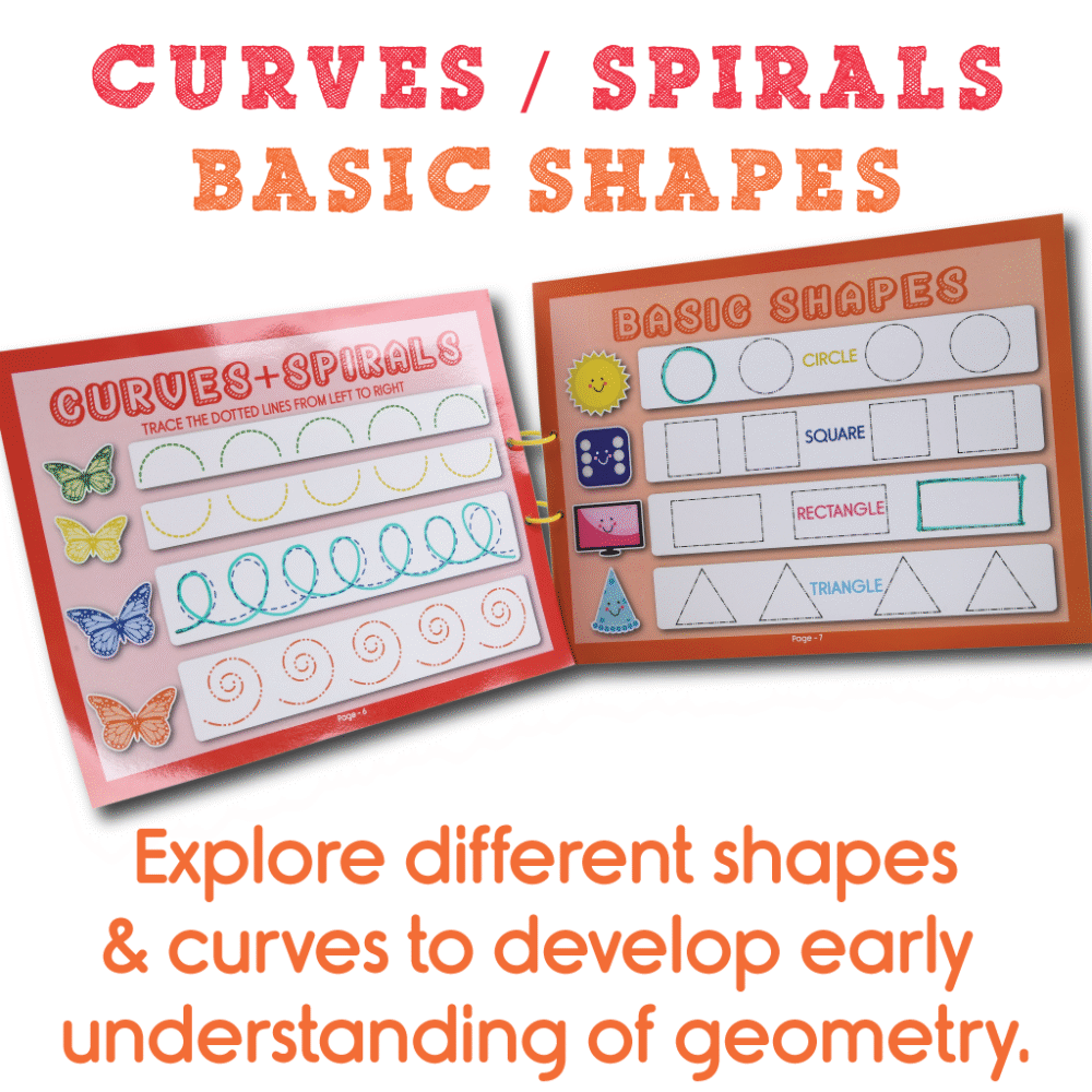 Learn, Trace, Write & Erase Book (reusable with a free erasable marker inside) - Image 4