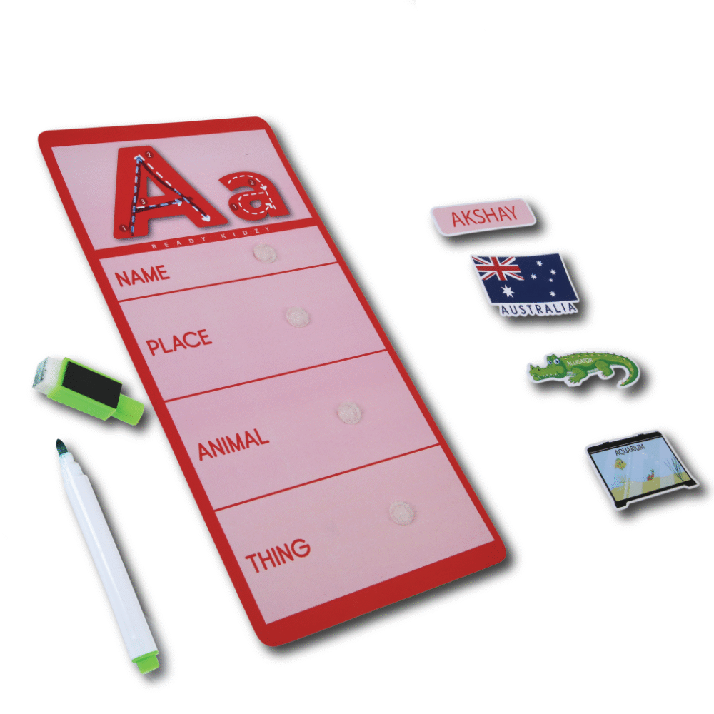 Name Place Animal Thing Jumbo Flash Cards (104 Velcro based cut-outs + a free erasable marker) - Image 5
