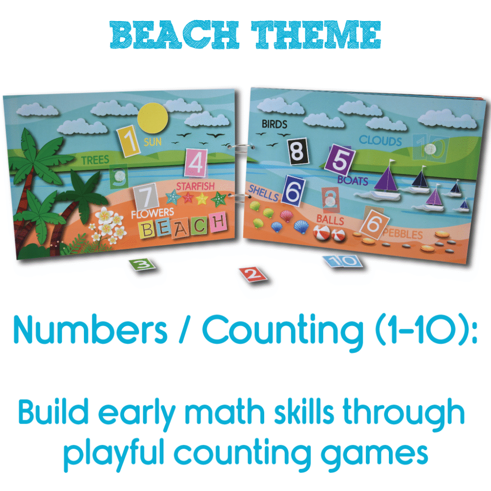 All in One Activity Binder (Velcro based Activities on Aa-Zz, 1-10, Shapes, Colours) - Image 5