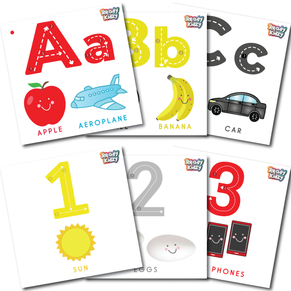 A-Z, a-z, 0-20 Erasable Flash Cards (Non-tearable with a free erasable marker inside) - Image 5