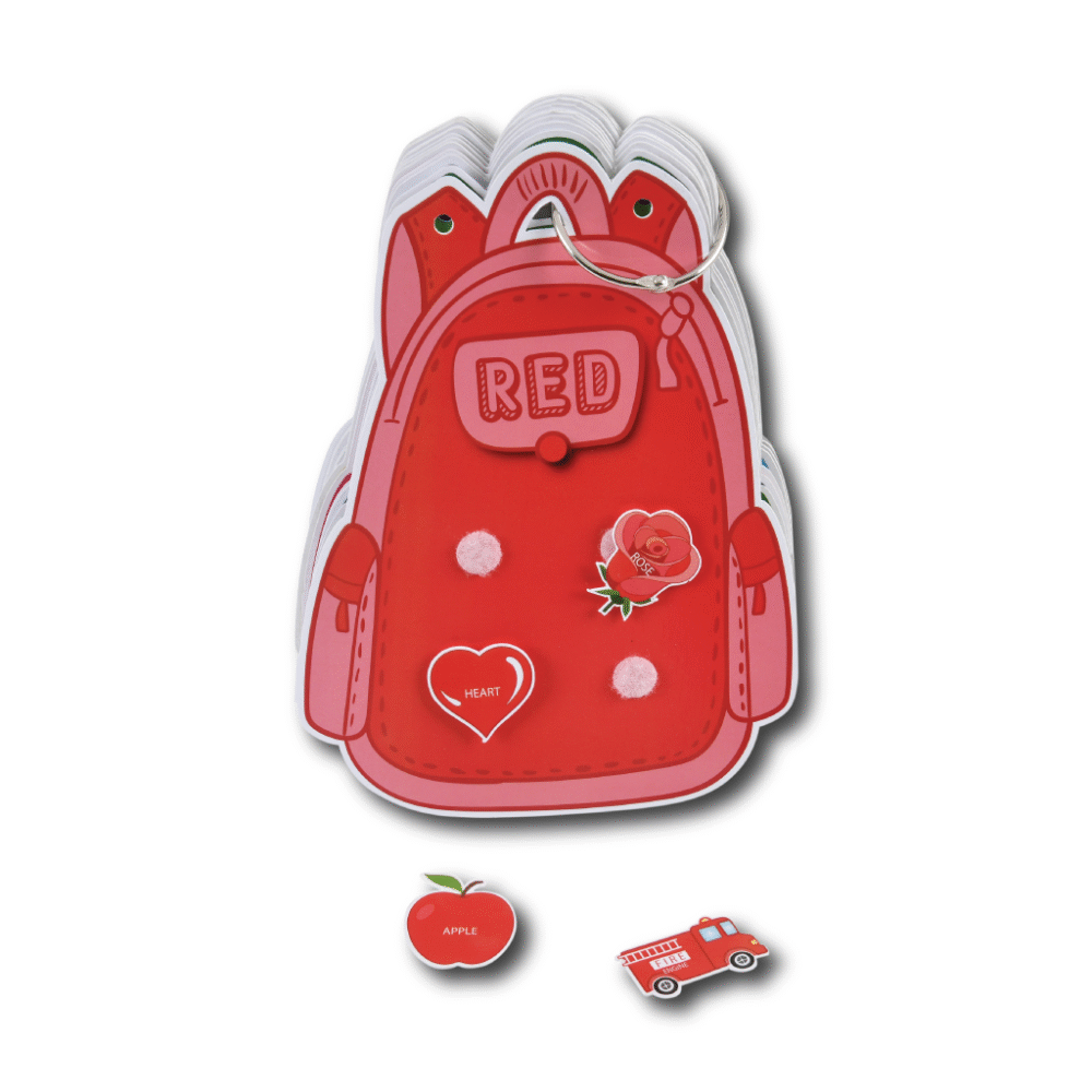 Colour Bag Activity Binder (Velcro based coloured objects activities on bag shaped pages) - Image 4