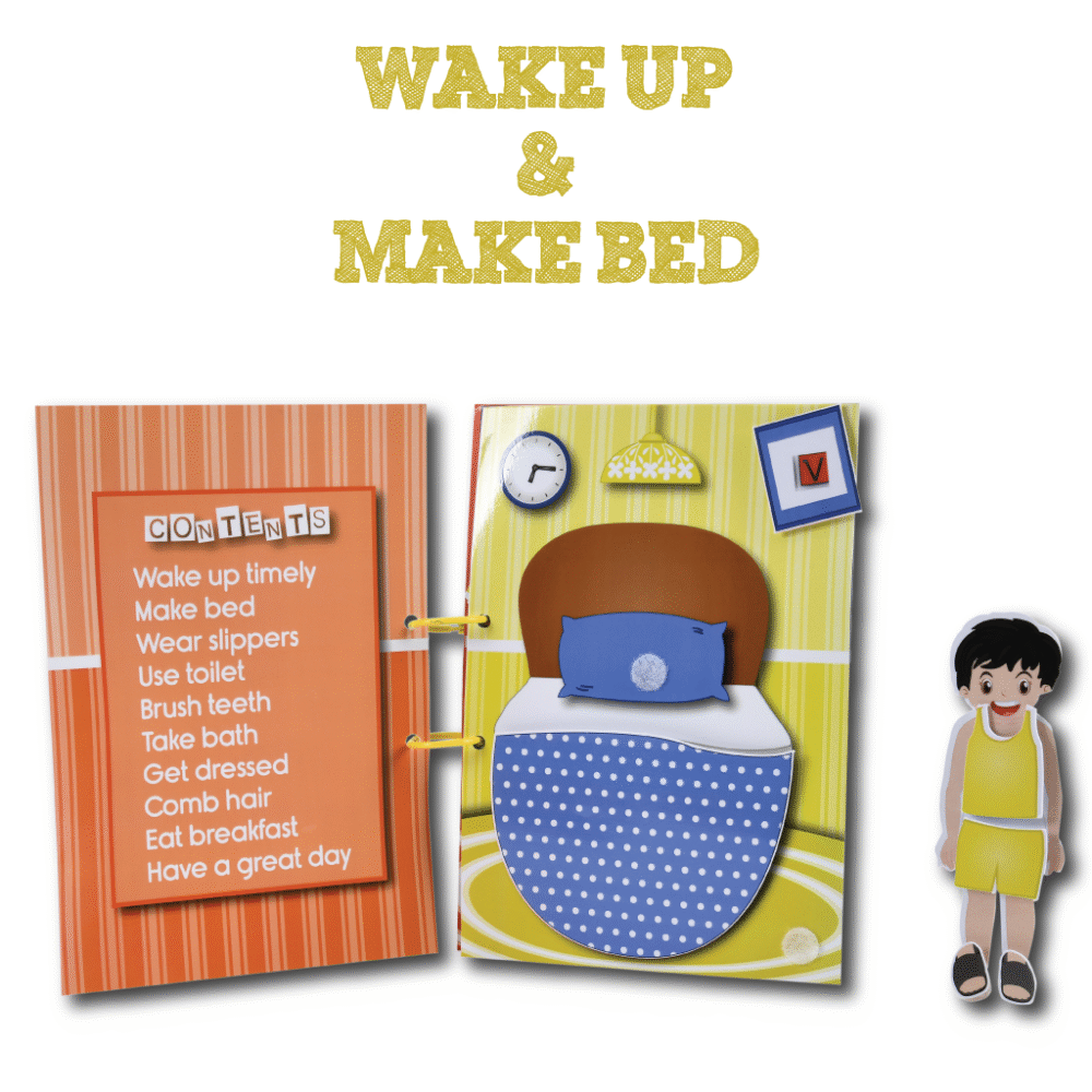 Morning Routine Activity Binder for Boys (Velcro based daily routine) - Image 5