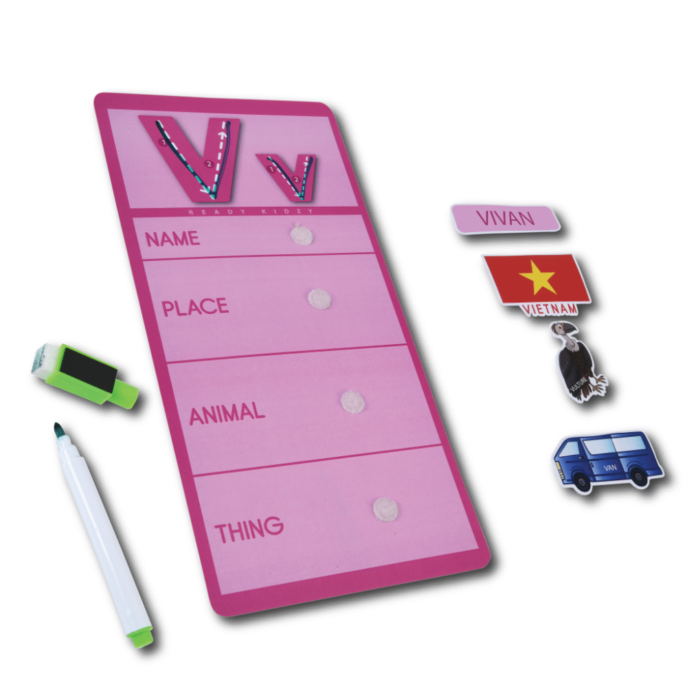 Name Place Animal Thing Jumbo Flash Cards (104 Velcro based cut-outs + a free erasable marker) - Image 7