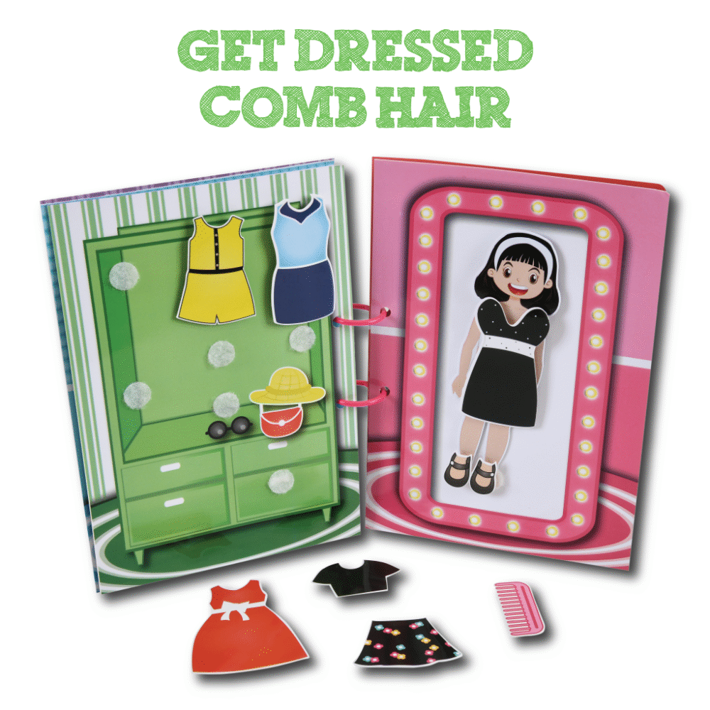 Morning Routine Activity Binder for Girls (Velcro based daily routine) - Image 7