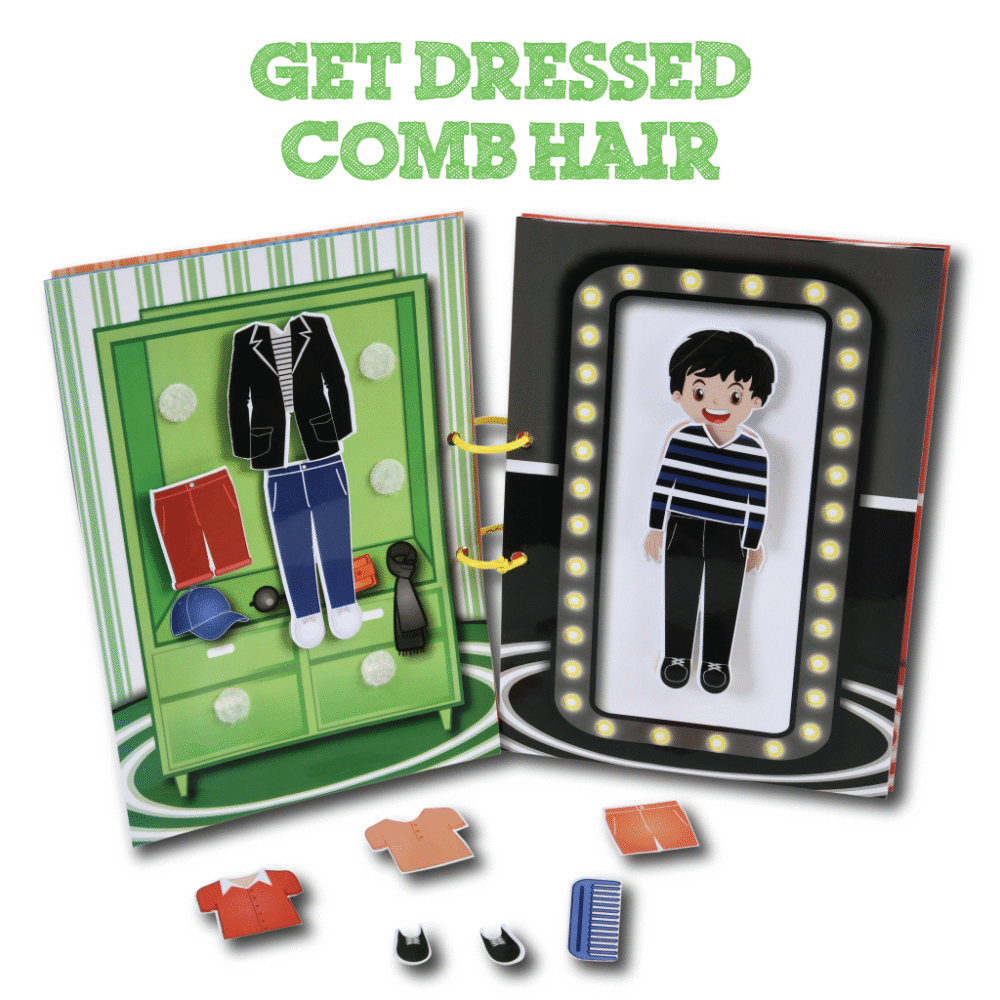 Morning Routine Activity Binder for Boys (Velcro based daily routine) - Image 7