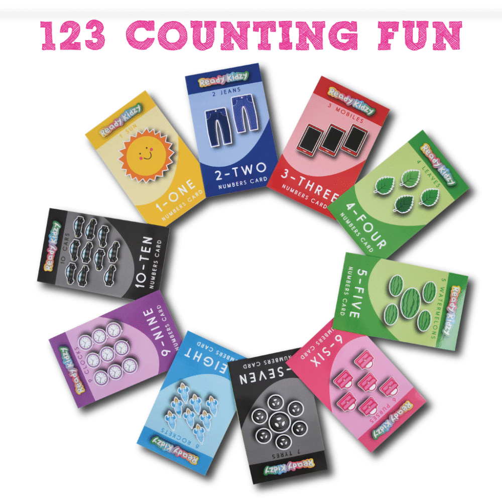 Set of 108 Activity Flash Cards (Velcro based Flash Cards on all basic topics) - Image 8