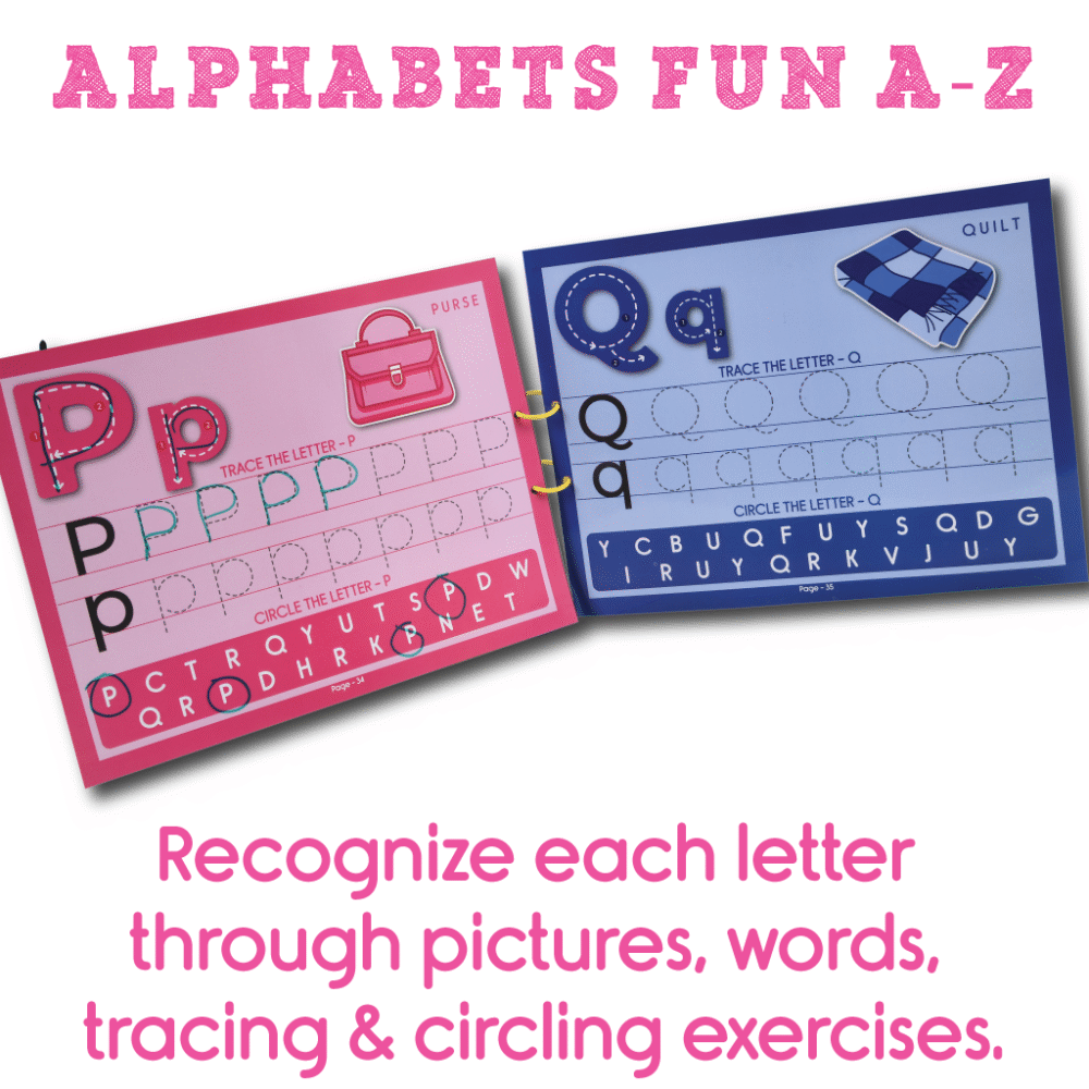 Learn, Trace, Write & Erase Book (reusable with a free erasable marker inside) - Image 8