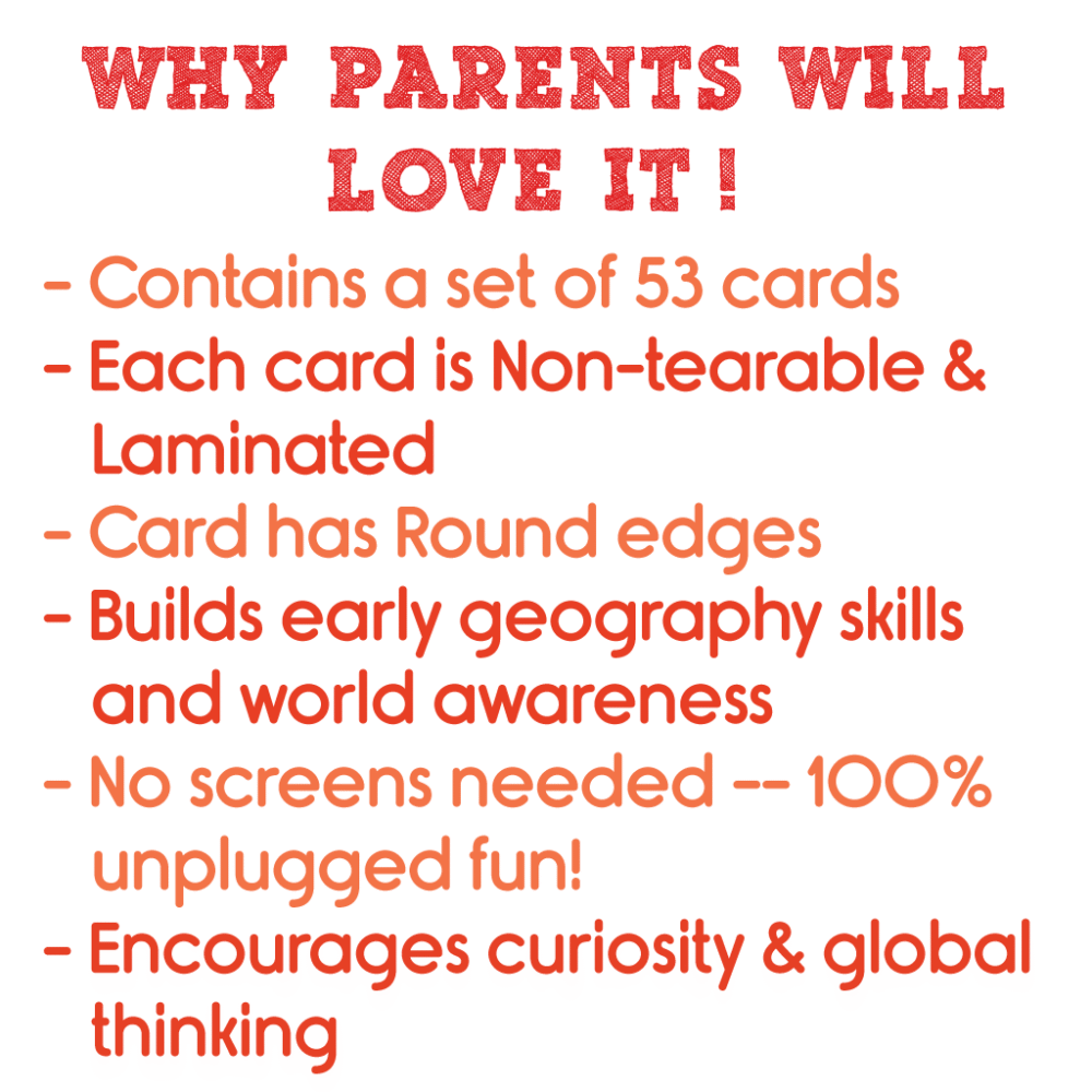 Country Flash Cards (Non-tearable with a free erasable marker inside) - Image 8