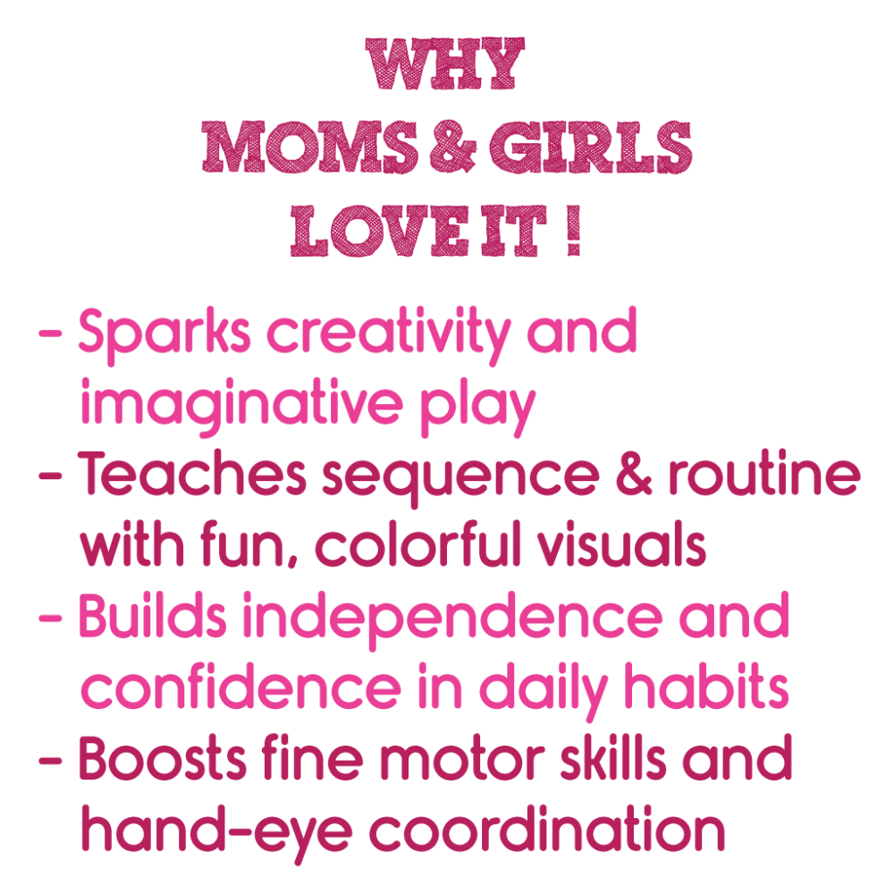 Morning Routine Activity Binder for Girls (Velcro based daily routine) - Image 9