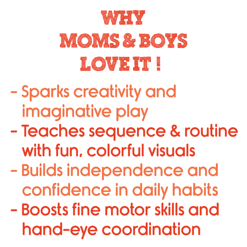 Morning Routine Activity Binder for Boys (Velcro based daily routine) - Image 9