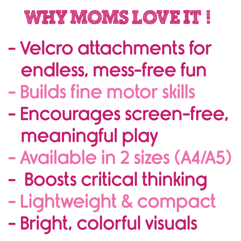 All in One Activity Binder (Velcro based Activities on Aa-Zz, 1-10, Shapes, Colours) - Image 9