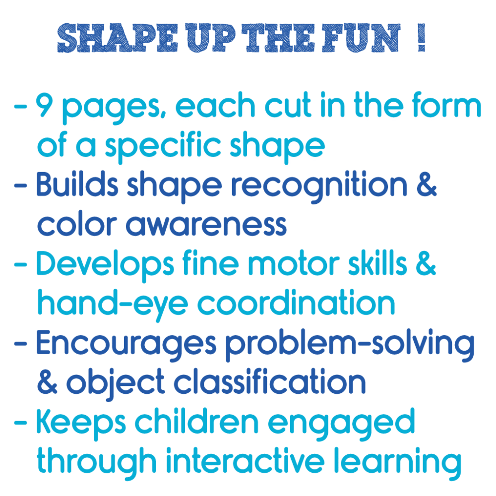Shapes Activity Binder (Velcro based different shaped cut-outs activities on different shaped pages) - Image 9